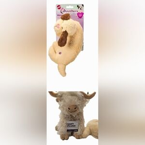 NWT 2 Plush Dog Toys